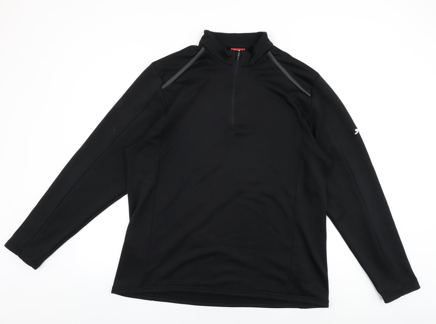 Slazenger Mens Black Polyester Pullover Sweatshirt Size 2XL