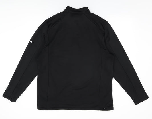 Slazenger Mens Black Polyester Pullover Sweatshirt Size 2XL