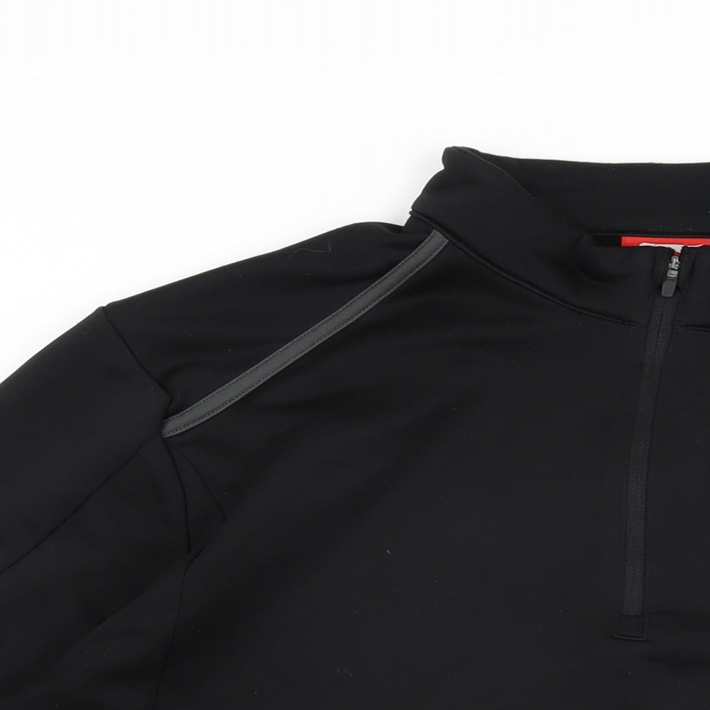 Slazenger Mens Black Polyester Pullover Sweatshirt Size 2XL