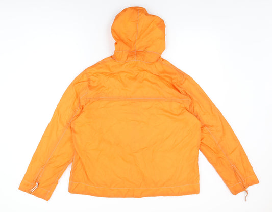 Miller's Womens Orange Jacket Coat Size 16 Zip