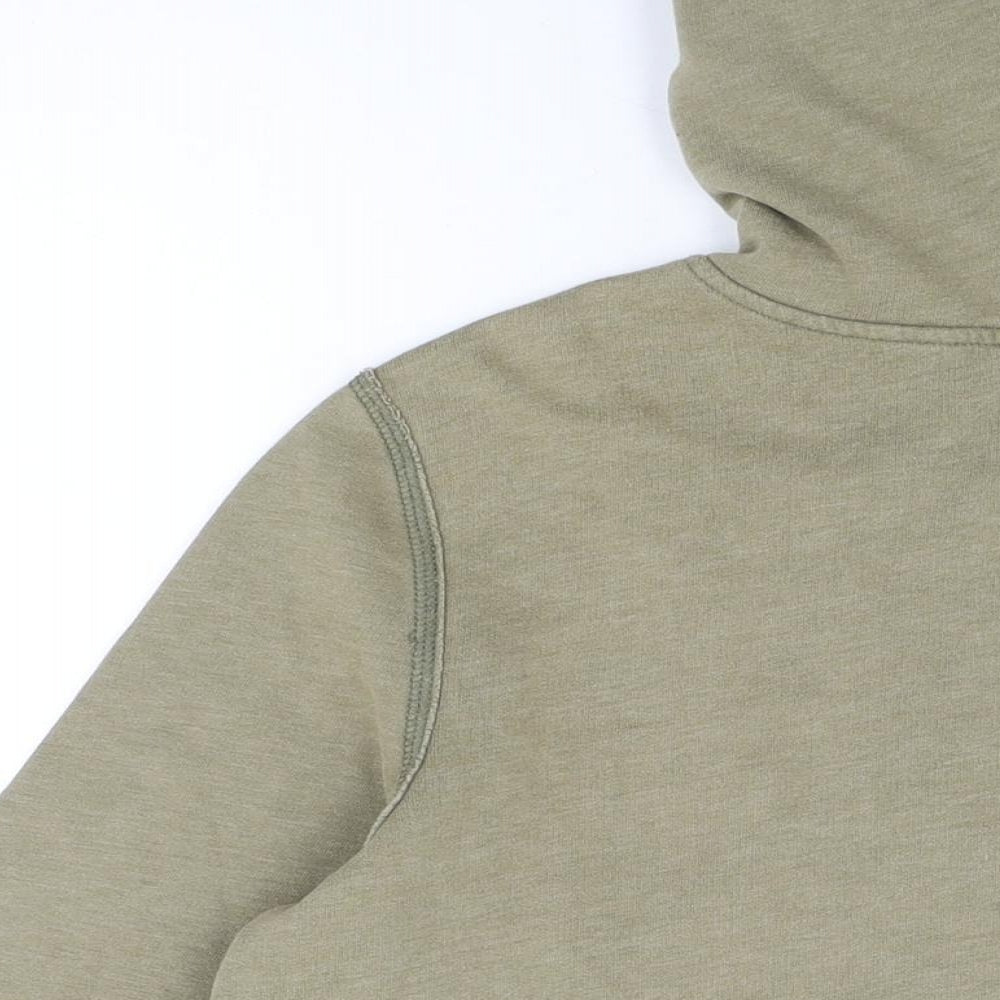 Hollister Mens Green Cotton Pullover Hoodie Size S - Hollister Logo