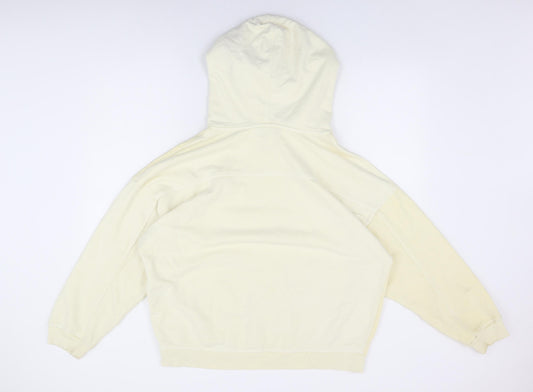 Levi's Womens Yellow Cotton Pullover Hoodie Size M Pullover
