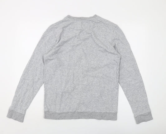 H&M Girls Grey Cotton Pullover Sweatshirt Size 14 Years Pullover