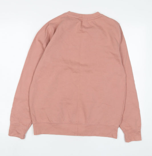 six stories Womens Pink Cotton Pullover Sweatshirt Size S Pullover - Mother of the groom
