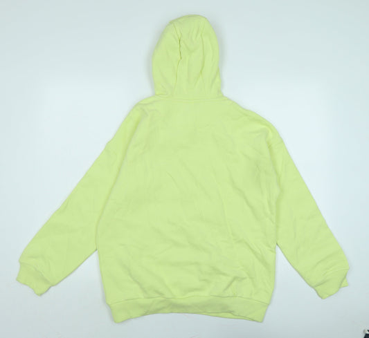 Marks and Spencer Boys Green Polyester Pullover Hoodie Size 13-14 Years