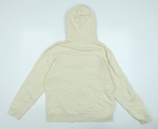 Marks and Spencer Womens Beige Polyester Pullover Hoodie Size L