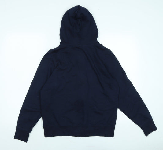 Marks and Spencer Womens Blue Jacket Size 14 Zip