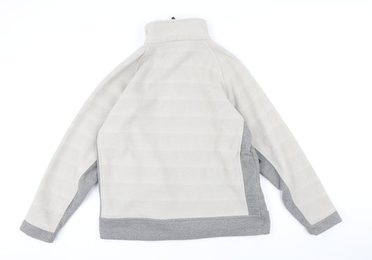 Tresspass Mens Grey Polyester Henley Sweatshirt Size S