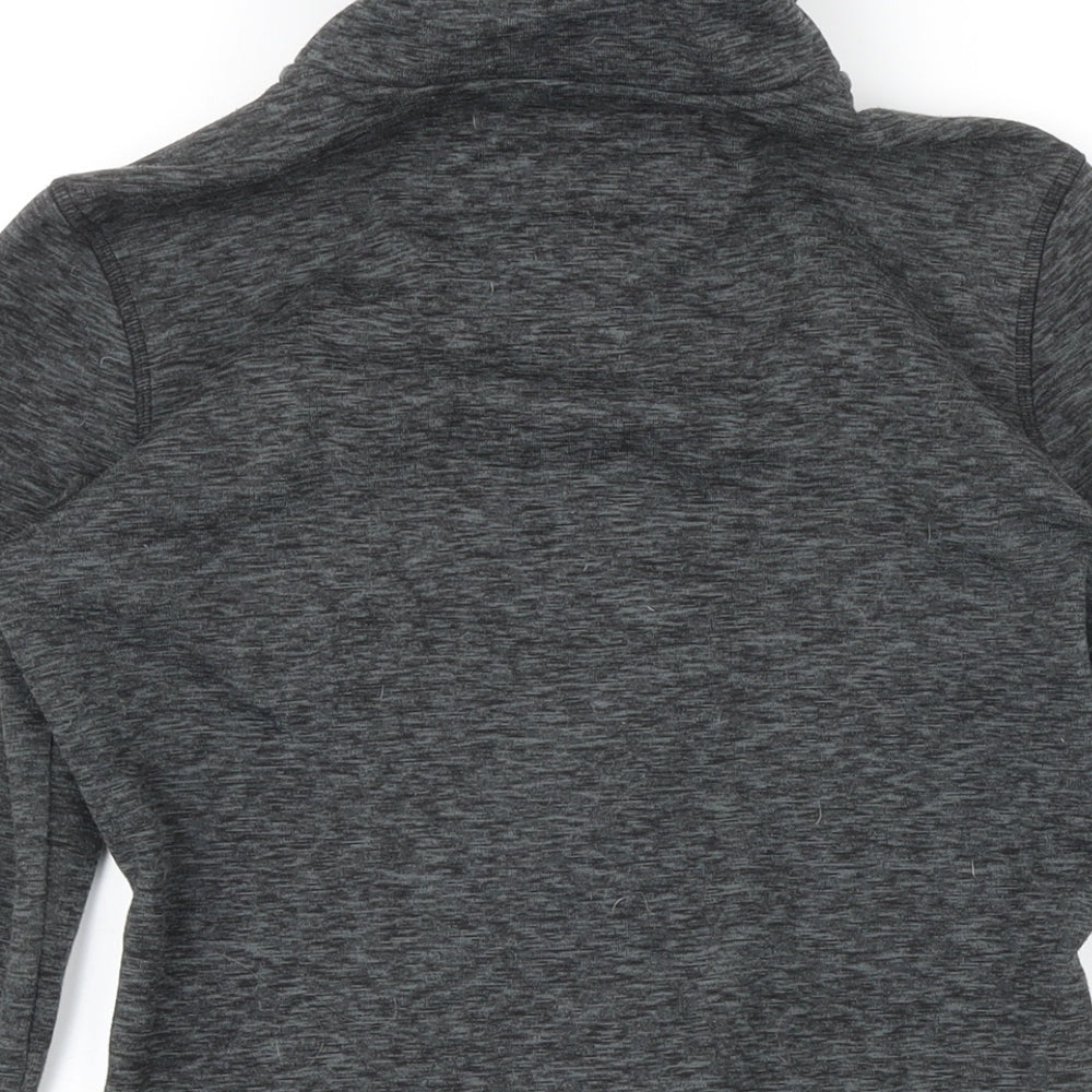 O'Neill Womens Grey Polyester Full Zip Sweatshirt Size XS Zip