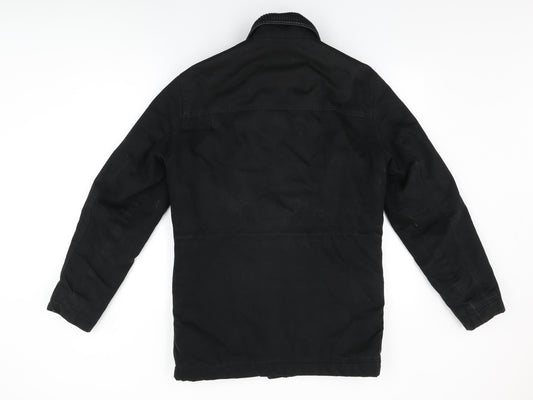 Espirit Mens Black Jacket Coat Size S Zip