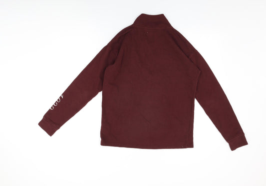 Hollister Mens Red Cotton Pullover Sweatshirt Size XS