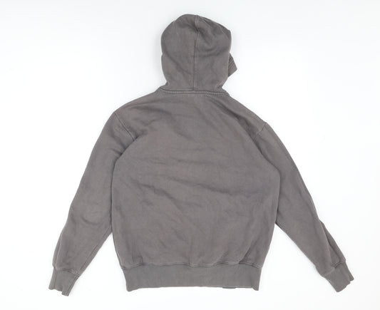 SuperFly Womens Grey Cotton Pullover Hoodie Size S Pullover - Superfly Luxury