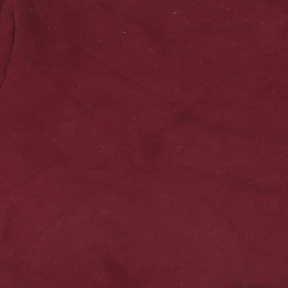 ellesse Mens Red Cotton Pullover Sweatshirt Size M