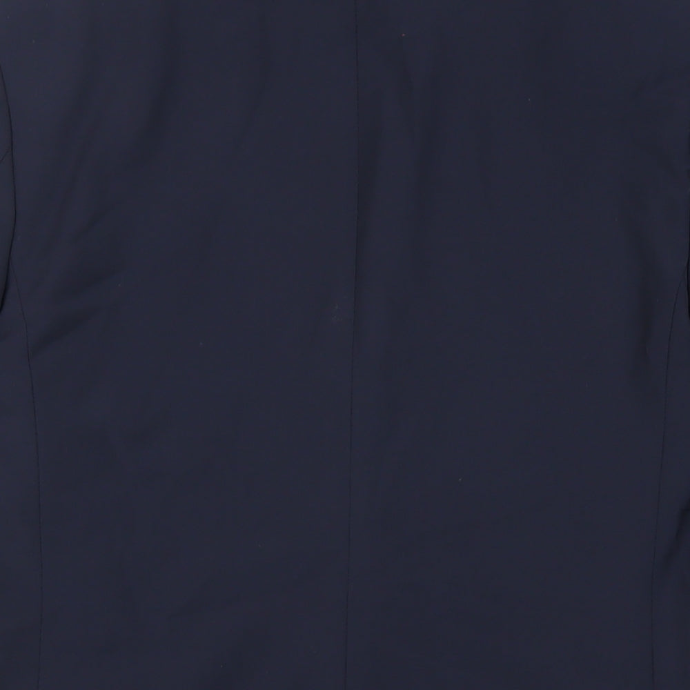 Brand and care label for Autograph men’s blue wool jacket suit jacket, size 36, regular