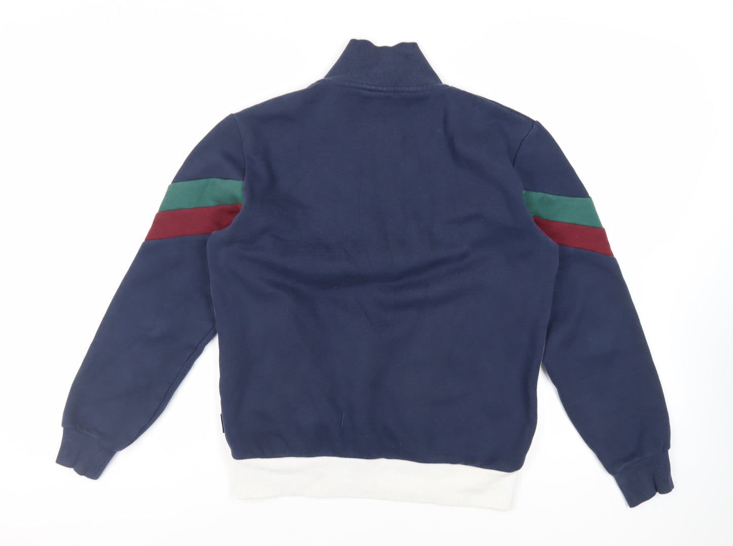 ellesse Mens Blue Cotton Pullover Sweatshirt Size S - Logo
