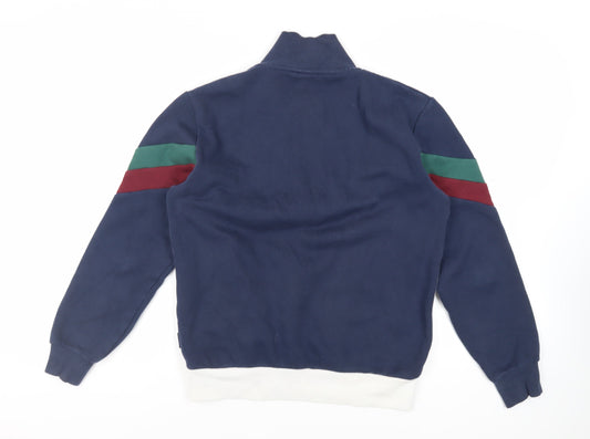 ellesse Mens Blue Cotton Pullover Sweatshirt Size S - Logo