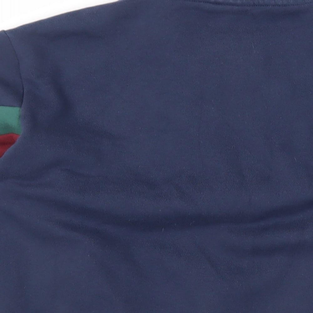 ellesse Mens Blue Cotton Pullover Sweatshirt Size S - Logo