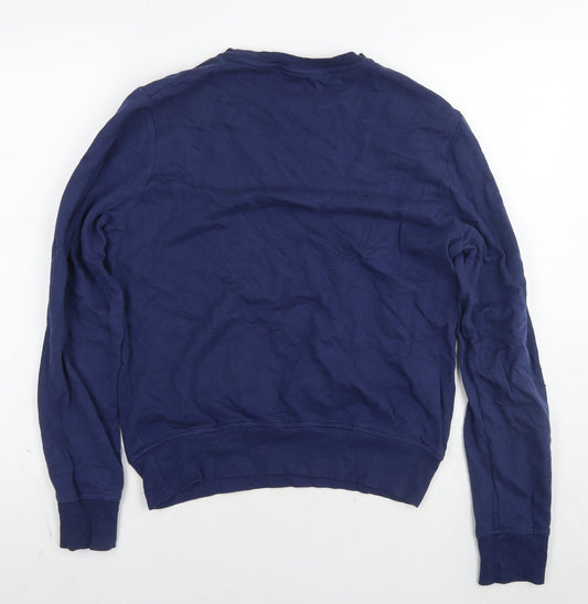 Star Wars Mens Blue Cotton Pullover Sweatshirt Size S