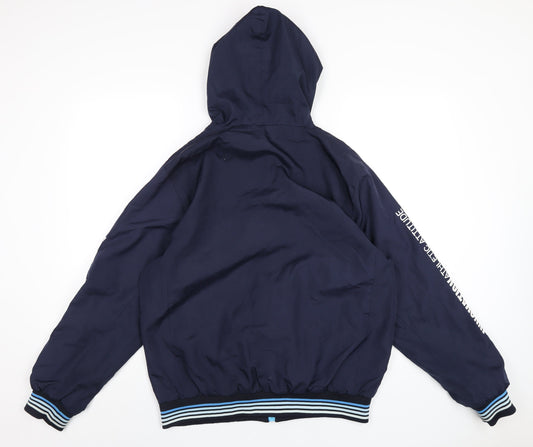 Lotto Mens Blue Jacket Coat Size L Zip