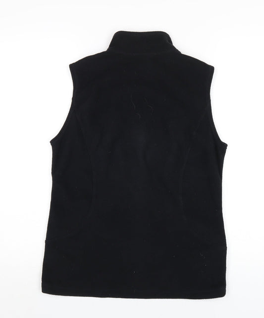 Marks and Spencer Womens Black Gilet Waistcoat Size 10 Zip