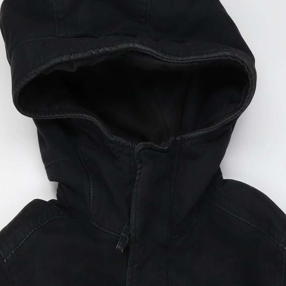 Hollister Mens Black Jacket Size M Zip
