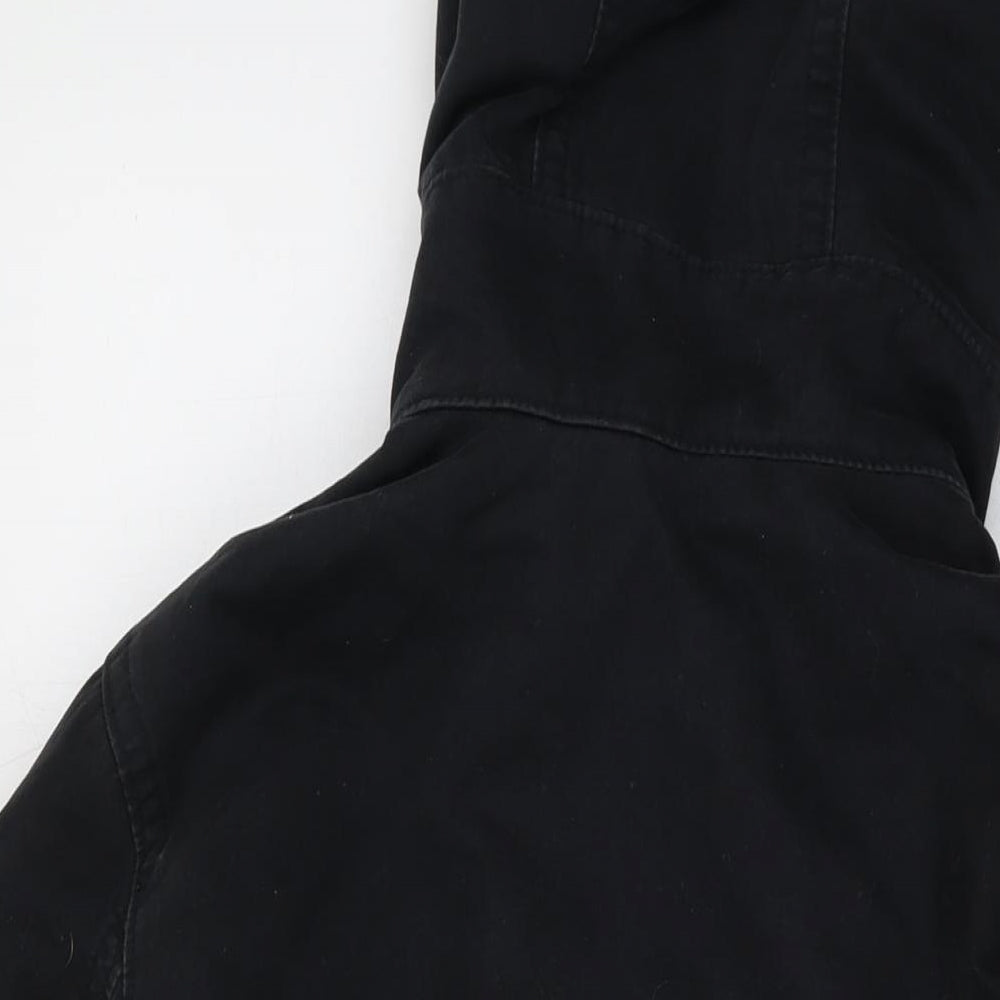 Hollister Mens Black Jacket Size M Zip