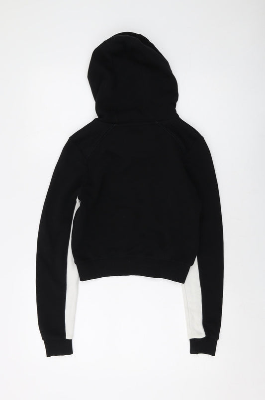 Supply & Demand Co. Womens Black Cotton Pullover Hoodie Size 6 Pullover