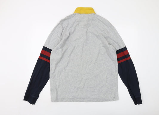 Nautica Mens Grey Cotton Pullover Sweatshirt Size L
