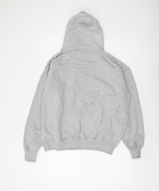 Harrisburg Womens Grey Cotton Pullover Hoodie Size L Pullover