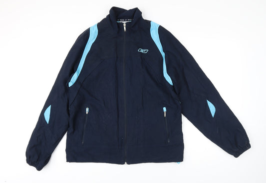 Reebok Mens Blue Jacket Size M Zip