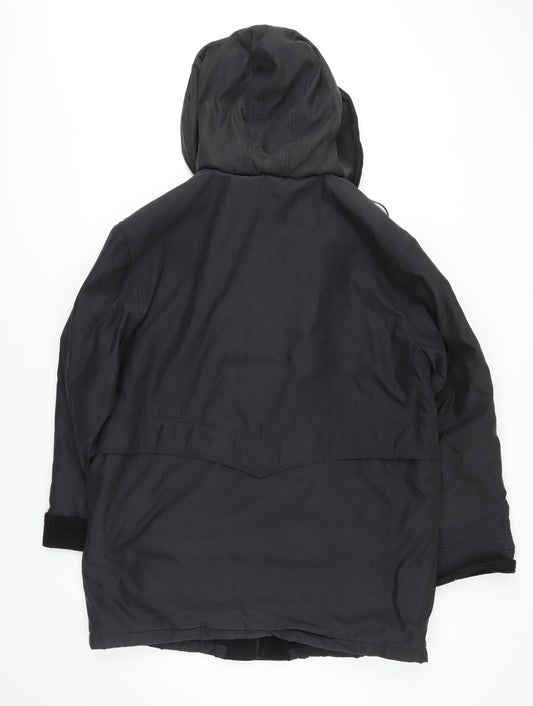 Easttracker Womens Black Jacket Coat Size L Zip
