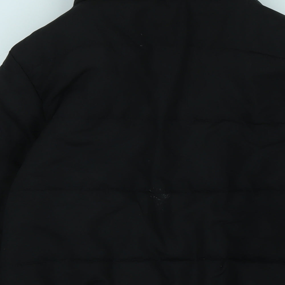 Boohoo Womens Black Jacket Size 8 Zip