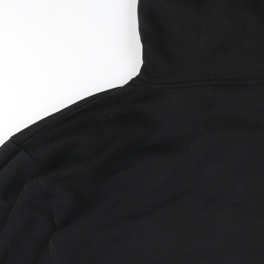 Slazenger Mens Black Cotton Full Zip Hoodie Size L