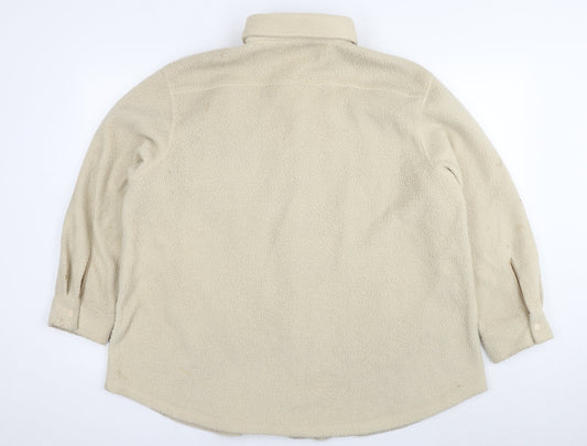 ASOS Womens Beige Jacket Size 10 Snap