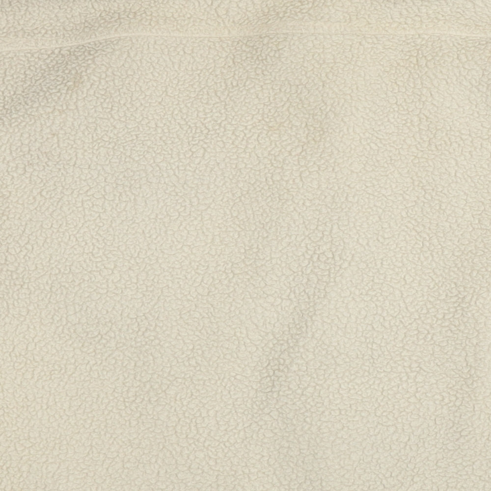 Brand and care label for ASOS women’s beige jacket, size UK 10, snap