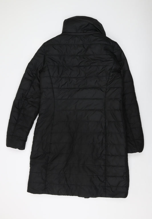 Geox Womens Black Jacket Size 12 Zip