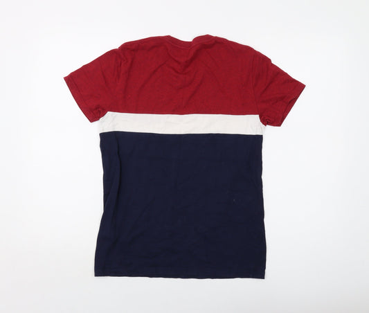 Hollister Mens Blue Cotton T-Shirt Size XS Crew Neck