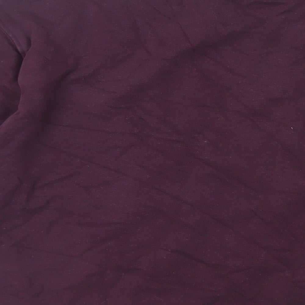 Marks and Spencer Womens Purple Cotton Pullover Sweatshirt Size S Pullover