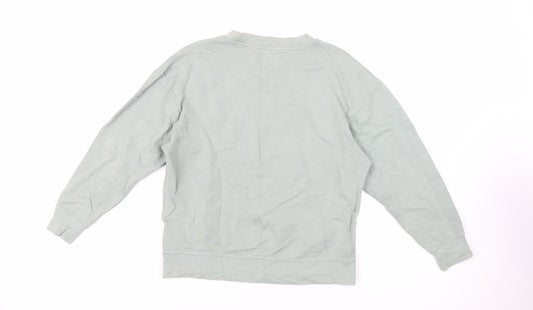 COS Womens Green Cotton Pullover Sweatshirt Size XS Pullover