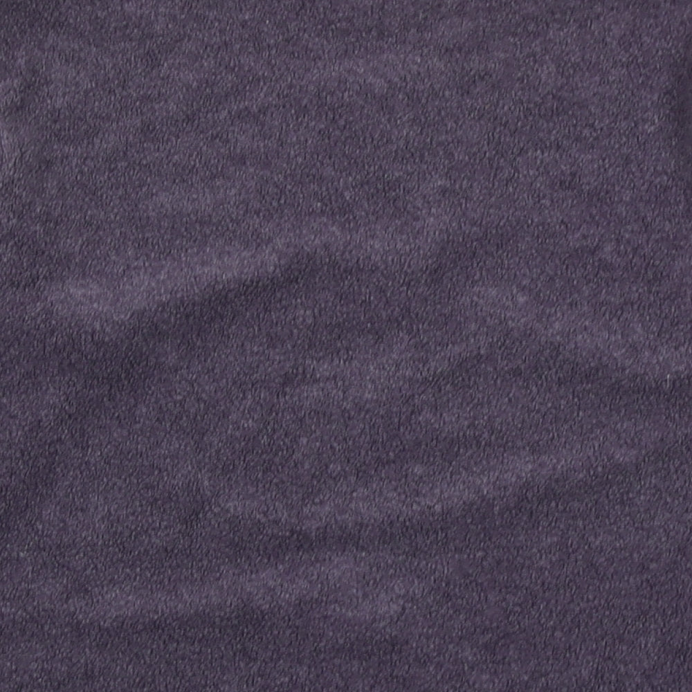 Holmewood Womens Purple Crew Neck Polyester Cardigan Jumper Size S