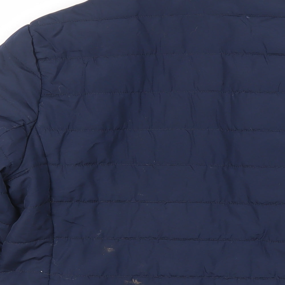 Marks and Spencer Womens Blue Jacket Size 10 Zip
