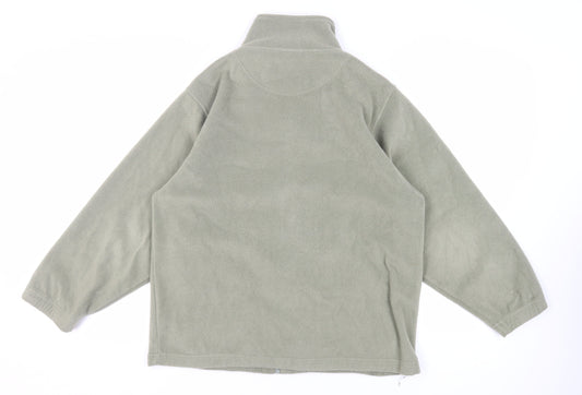Neutral Territory Mens Green Jacket Size M Zip - Zipped Pockets