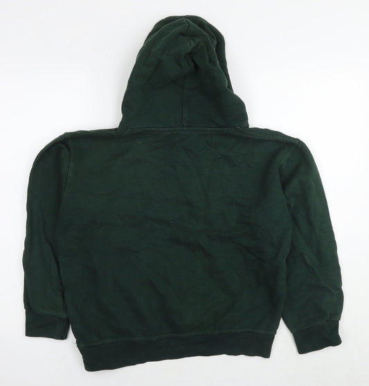 Womens UK S Regular Leeds University Green Pullover Hoodie