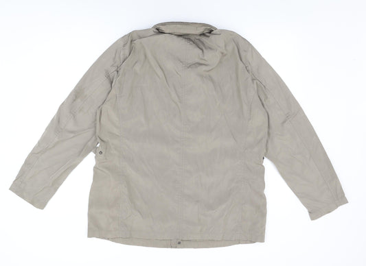 Danteitaliana Womens Beige Jacket Coat Size L Zip