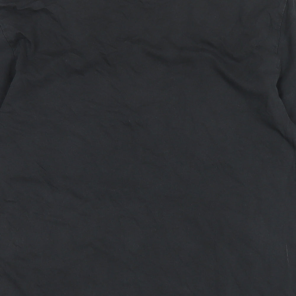 Levi's Womens Black Cotton Basic T-Shirt Size XS Round Neck