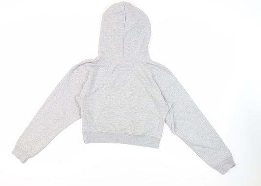 Il Sarto Womens Grey Cotton Pullover Hoodie Size S Pullover - Logo