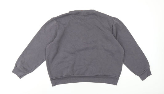 Womens UK L Regular Slazenger Grey Pullover Sweatshirt
