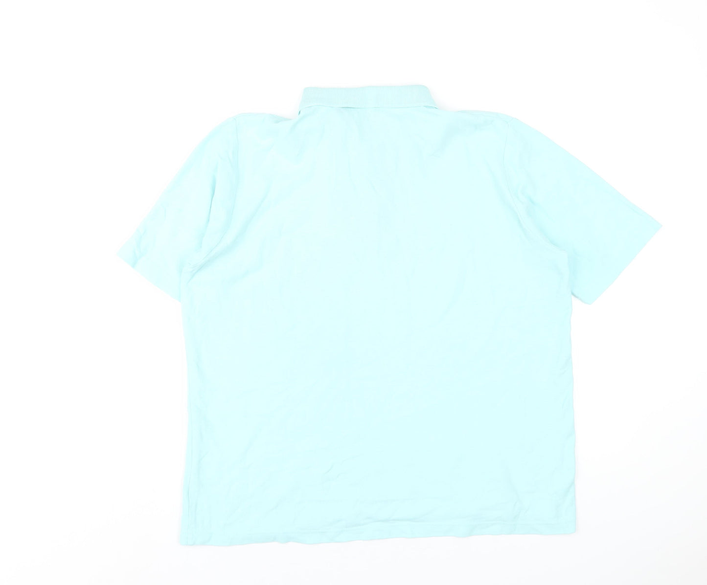 EWM Womens Blue Cotton Basic Polo Size 22 Collared