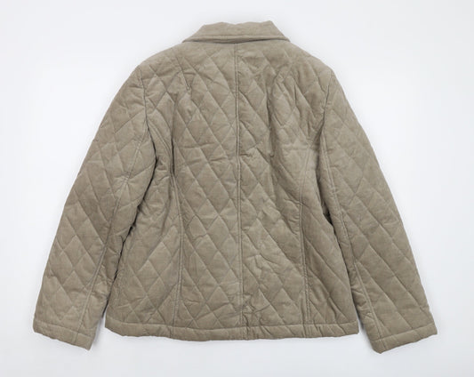 Cotswold Womens Beige Jacket Size 12 Button