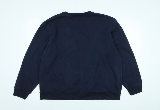 NEXT Womens Blue Polyester Pullover Sweatshirt Size M